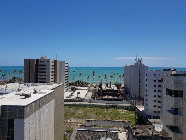Lindo Ap Em Andar Alto, Vista Para O Mar E Mesmo Andar Da Piscina Maceio Dış mekan fotoğraf